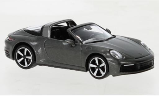 Porsche 992 Targa 1/87 Minichamps 911  4 metallise vert 2020 modellautos
