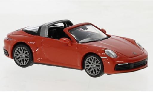 Porsche 992 Targa 1/87 Minichamps 911  4 orange 2020 modellautos