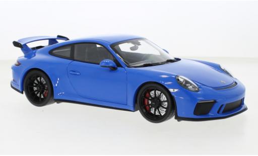 Porsche 991 GT3 1/18 Minichamps 911 blau 2018 modellautos