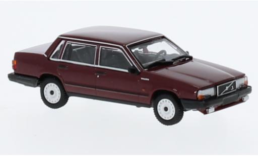 Modellautos Volvo 740 1/87 Minichamps GL rouge foncé 1986 Volvo 740 1/87 Minichamps GL rouge foncé 1986 modellautos