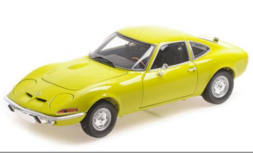 Modellautos Opel GT 1/18 Minichamps gelb 1970 Opel GT 1/18 Minichamps gelb 1970 modellautos