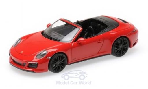 Modellautos Porsche 991 GTS 1/43 Minichamps 911 (.2) Carrera 4 GTS Cabriolet rot 2016 Porsche 991 GTS 1/43 Minichamps 911 (.2) Carrera 4 GTS Cabriolet rot 2016 modellautos