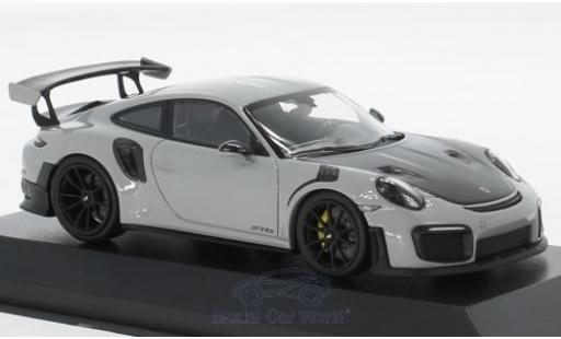 Modellautos Porsche 991 GT2 RS 1/43 Minichamps 911 (.2) GT2 RS grau/schwarz 2018 Porsche 991 GT2 RS 1/43 Minichamps 911 (.2) GT2 RS grau/schwarz 2018 modellautos