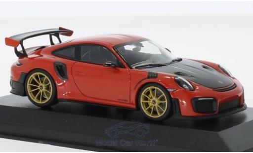 Modellautos Porsche 991 GT2 RS 1/43 Minichamps 911 (.2) GT2RS orange 2018 Porsche 991 GT2 RS 1/43 Minichamps 911 (.2) GT2RS orange 2018 modellautos