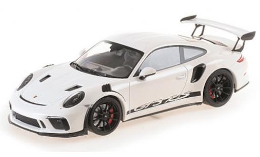 Modellautos Porsche 992 GT3 R 1/18 Minichamps 911 (991.2) GT3 RS weiss 2019 mit schwarzen Felgen Porsche 992 GT3 R 1/18 Minichamps 911 (991.2) GT3 RS weiss 2019 mit schwarzen Felgen modellautos