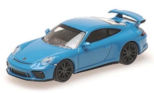 Modellautos Porsche 991 GT3 1/87 Minichamps 911 () GT3 blau 2017 Porsche 991 GT3 1/87 Minichamps 911 () GT3 blau 2017 modellautos