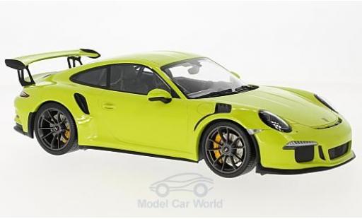 Modellautos Porsche 991 GT3 RS 1/18 Minichamps 911 () GT3 RS grün 2015 Porsche 991 GT3 RS 1/18 Minichamps 911 () GT3 RS grün 2015 modellautos