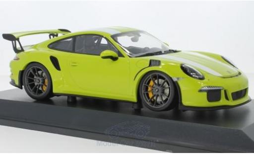 Modellautos Porsche 991 GT3 RS 1/18 Minichamps 911 () GT3 RS grün/weiss 2015 Porsche 991 GT3 RS 1/18 Minichamps 911 () GT3 RS grün/weiss 2015 modellautos