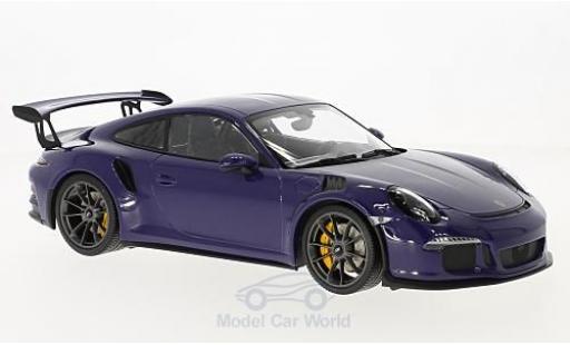 Modellautos Porsche 991 GT3 RS 1/18 Minichamps 911 () GT3 RS violett 2015 Porsche 991 GT3 RS 1/18 Minichamps 911 () GT3 RS violett 2015 modellautos