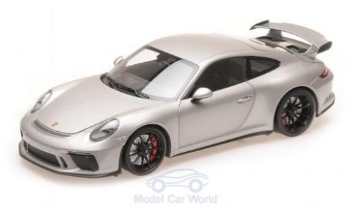 Modellautos Porsche 991 GT3 1/18 Minichamps 911 () GT3 silber 2017 Porsche 991 GT3 1/18 Minichamps 911 () GT3 silber 2017 modellautos