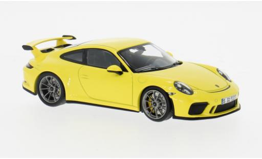 Porsche 991 GT3 1/43 Minichamps 911 (.II) gelb Sport Auto Collection 2017 1:43 modellautos