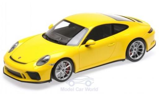 Modellautos Porsche 991 GT3 1/18 Minichamps 911 (.II) GT3 Touring gelb 2018 Porsche 991 GT3 1/18 Minichamps 911 (.II) GT3 Touring gelb 2018 modellautos
