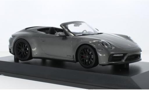 Porsche 992 GTS 1/18 Minichamps 911  Carrera 4 Cabriolet metallise grau 2020 1:18 modellautos