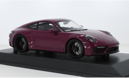 Porsche 992 GTS 1/18 Minichamps 911  Carrera 4 rot 2020 1:18 modellautos