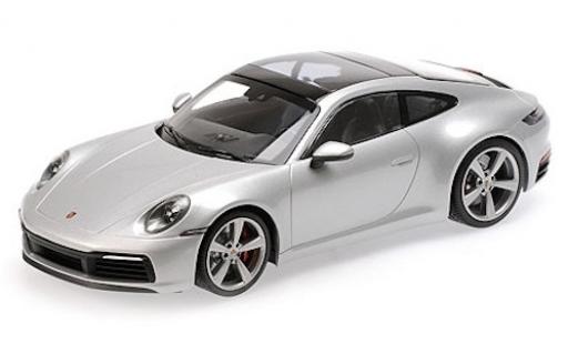 Modellautos Porsche 992 4S 1/18 Minichamps 911 () Carrera 4S silber 2019 Porsche 992 4S 1/18 Minichamps 911 () Carrera 4S silber 2019 modellautos