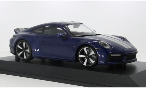 Porsche 992 1/18 Minichamps 911  Sport Classic metallise blau 2022 1:18 modellautos