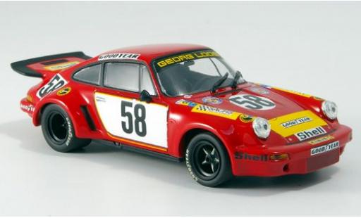 Modellautos Porsche 930 RSR 1/43 Minichamps 911 Carrera RSR 3.0 No.58 Gelo Racing Team 24h Le Mans 1975 J.Fitzpatrick/G.van Lennep/M.Schurti sans Vitrine Porsche 930 RSR 1/43 Minichamps 911 Carrera RSR 3.0 No.58 Gelo Racing Team 24h Le Mans 1975 J.Fitzpatrick/G.van Lennep/M.Schurti sans Vitrine modellautos