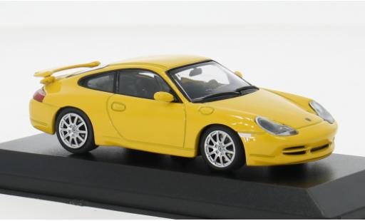 Porsche 996 GT3 1/43 Minichamps 911 gelb 1999 1:43 modellautos