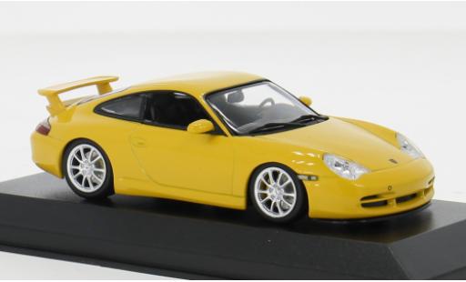 Porsche 996 GT3 1/43 Minichamps 911 gelb 2003 1:43 modellautos