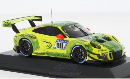 Modellautos Porsche 991 GT3 R 1/43 Minichamps 911 GT3 R () No.911 Manthey Racing 24h Nürburgring 2018 K.Estre/R.Dumas/J.Vanthoor/E.Bamber Porsche 991 GT3 R 1/43 Minichamps 911 GT3 R () No.911 Manthey Racing 24h Nürburgring 2018 K.Estre/R.Dumas/J.Vanthoor/E.Bamber modellautos