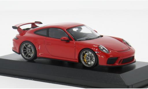 Porsche 991 GT3 1/43 Minichamps 911 rot 2017 1:43 modellautos