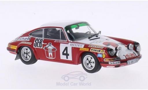 Porsche 911 1/43 Minichamps S No.4 SEB Rallye WM Rally Monte Carlo 1972 G.Larrousse/C.Perramond modellautos