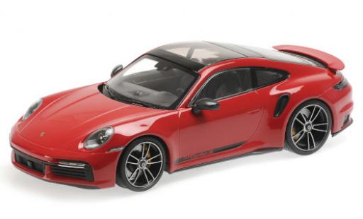 Porsche 992 Turbo s 1/18 Minichamps 911 Turbo S () rot/Dekor 2020 modellautos