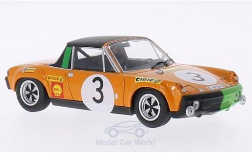 Porsche 914 1/43 Minichamps /6 No.3 Marathon de la Route 1970 B.Waldegard/J.Andersson/Chasseuil modellautos