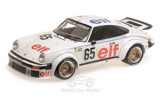 Porsche 934 1976 1/12 Minichamps No.65 -Kremer Racing Elf 24h Le Mans 1976 B.Wollek/D.Pironi/M.-C.Beaumont modellautos