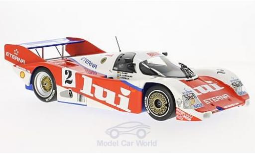 Porsche 962 1987 1/18 Minichamps C No.2 Brun Motorsport Lui 1000 Km Nürburgring 1987 J.Mass/O.Larrauri/J.Pareja modellautos