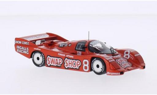 Porsche 962 1985 1/43 Minichamps IMSA No.8 Ingalls Racing Swap Shop IMSA 12h Sebring 1985 A.J.Foyt/B.Wollek modellautos
