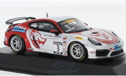 Modellautos Porsche Cayman GT4 Clubsport 1/43 Minichamps GT4 Clubsport MR No.3 Flying Lizard Motorsports Pirelli World Challenge 2017 R.Baptista Porsche Cayman GT4 Clubsport 1/43 Minichamps GT4 Clubsport MR No.3 Flying Lizard Motorsports Pirelli World Challenge 2017 R.Baptista modellautos
