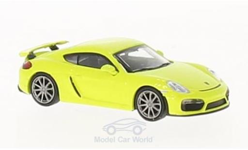 Modellautos Porsche Cayman GT4 1/87 Minichamps GT4 grün 2016 Porsche Cayman GT4 1/87 Minichamps GT4 grün 2016 modellautos