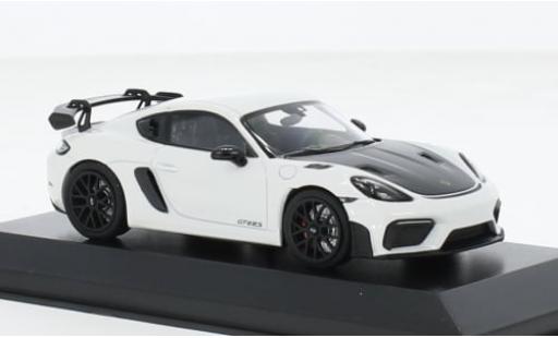 Modellautos Porsche Cayman GT4 1/43 Minichamps RS metallise weiss 2021 1:43 Porsche Cayman GT4 1/43 Minichamps RS metallise weiss 2021 1:43 modellautos