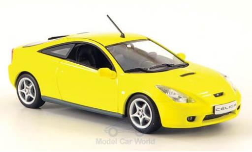 Toyota Celica 1/43 Minichamps (T23) gelb 2000 modellautos