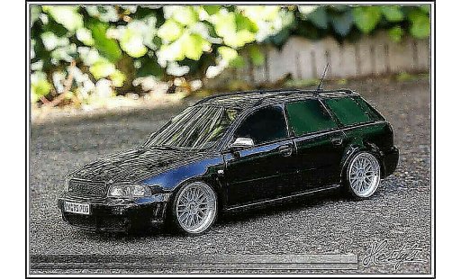 Audi RS4 avant 1/18 Ottomobile B5 Black Edition By MRC modellautos