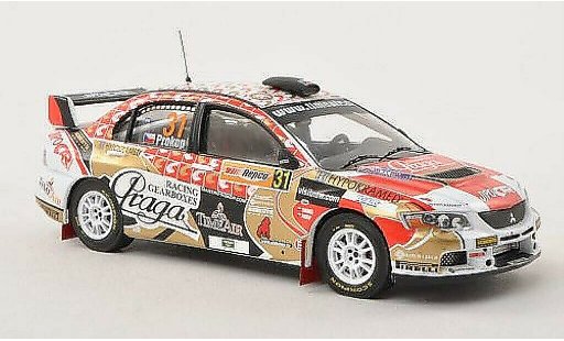 Mitsubishi Lancer Evolution IX 1/43 IXO Evo No.31 P-WRC Rally Australien 2009 /J.Tomanek modellautos