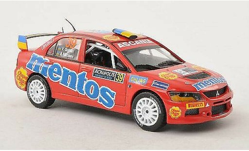 Mitsubishi Lancer Evolution IX 1/43 Vitesse Evo. No.39 Mentos PWRC Acropolis Rally 2012 /A.Nikolaev modellautos