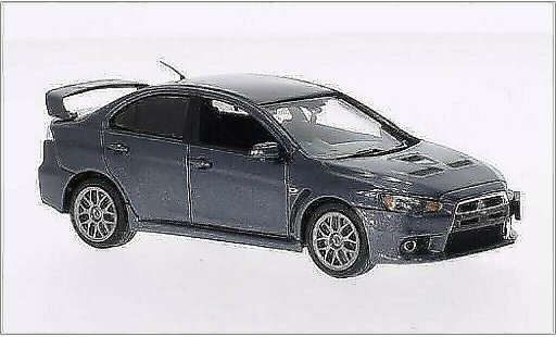Mitsubishi Lancer Evolution X 1/43 Vitesse Evo Final Edition mettalic grau RHD modellautos