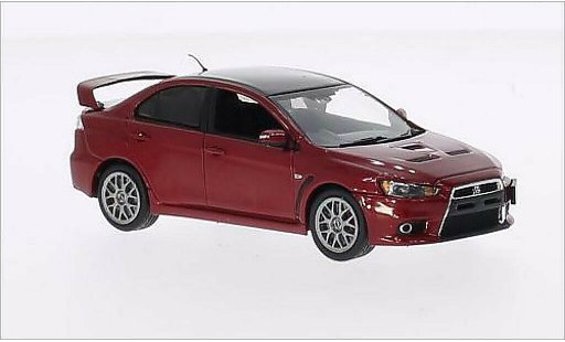 Mitsubishi Lancer Evolution X 1/43 Vitesse Evo Final Edition mettalic rot/schwarz RHD modellautos