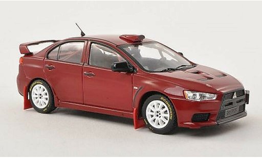 Mitsubishi Lancer Evolution X 1/43 IXO Evo Gr.N WRC Rally Edition rot Plain Body Version 2007 modellautos
