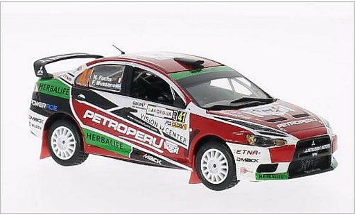 Mitsubishi Lancer Evolution X 1/43 Vitesse Evo Petroperu Rally Italia Sardegna No.41 2013 /F.Mussano modellautos