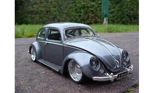 Volkswagen Kafer Base 1/18 Burago coxinelle grau jantes toles modellautos