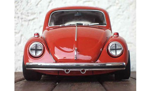 Volkswagen Kafer Base 1/18 Burago coccinelle rot modellautos