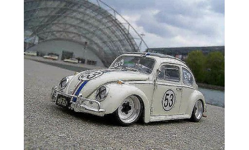 Volkswagen Kafer Herbie 1/18 Burago coxinelle jantes bords larges modellautos