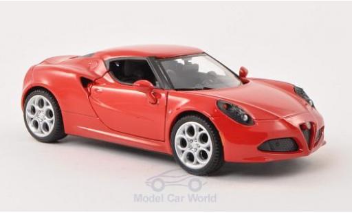 Alfa Romeo 4C 1/24 Motormax rot modellautos