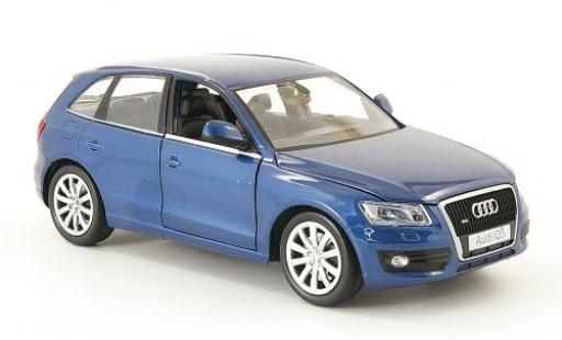 Audi Q5 1/24 Motormax mettalic blau modellautos