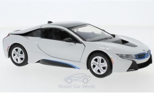 Bmw i8 1/24 Motormax weiss 2018 modellautos