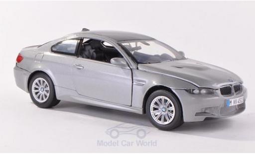 Bmw M3 1/24 Motormax (E92M) mettalic grau/carbon modellautos