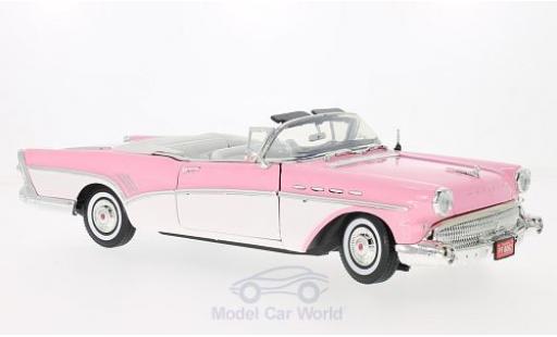 Modellautos Buick Roadmaster 1/18 Motormax Cabrio rosa/weiss 1957 Buick Roadmaster 1/18 Motormax Cabrio rosa/weiss 1957 modellautos
